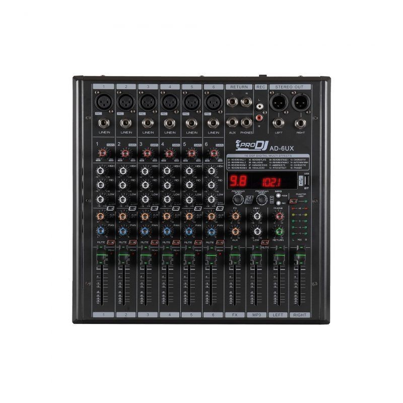 AD6UX MEZCLADOR PRO DJ