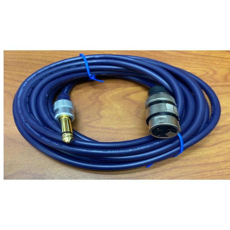 MC8096F5 CABLE MICROF XLR H X 1/4 MACHO