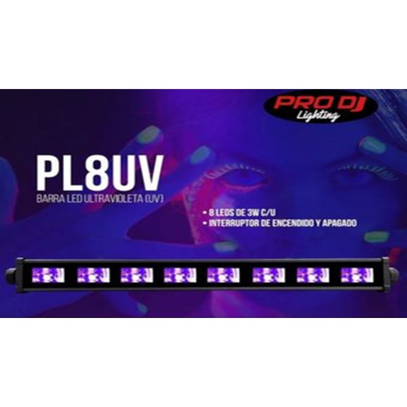 PL8UV BARRA LED PRO DJ