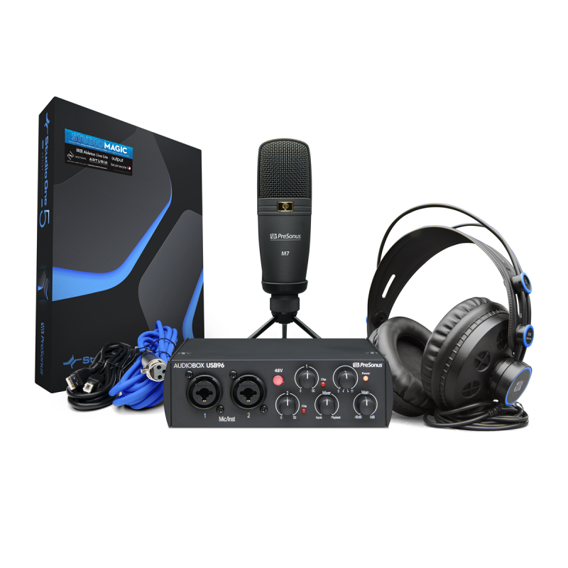 COMBO DE GRABACION PRESONUS ANIVERSARIO, AUDIOBOX 96 STUDIO 25 COMBO DE GRABACION PRESONUS ANIVERSARIO, AUDIOBOX 96 STUDIO 25