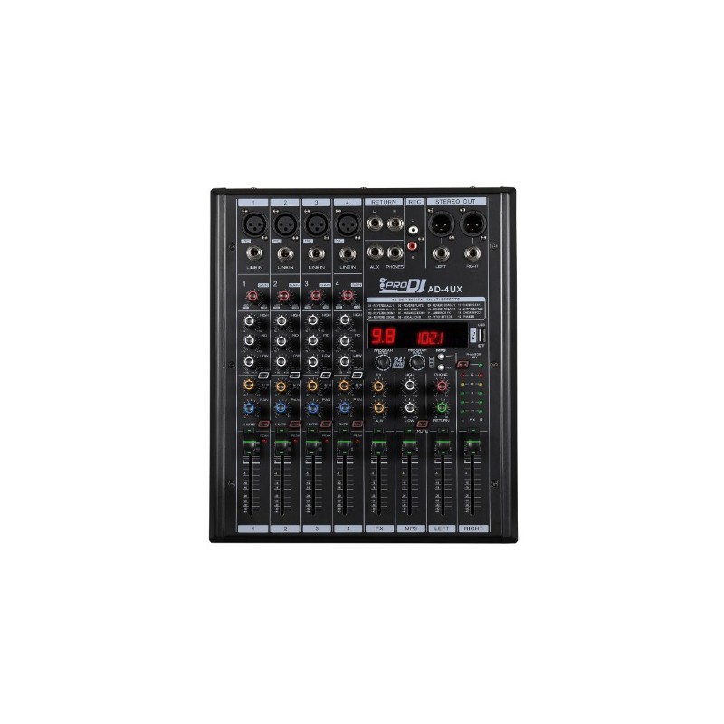 MEZCLADOR PRO DJ AD4UX