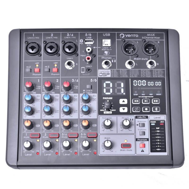 M6X MEZCLADOR PASIVO 6 CANALES MARCA VENTO