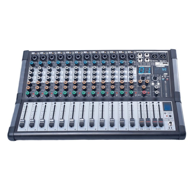 MIX12FX MEZCLADOR DE AUDIO 12 CANALES MARCA VENTO