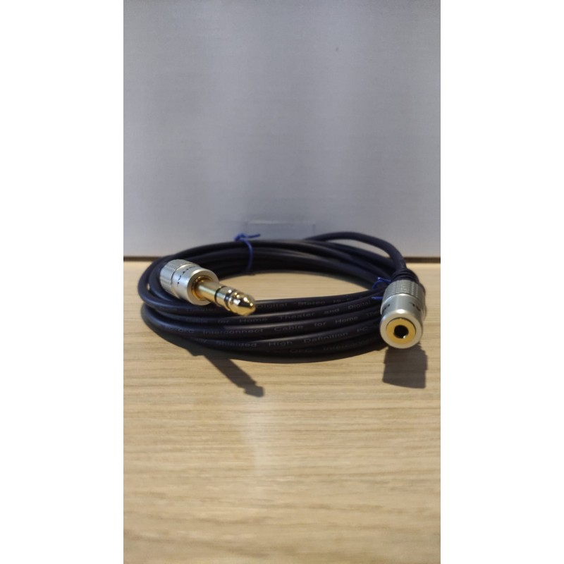 EXTENCION 1/4 A JACK 3.5MM STEREO 3.6M