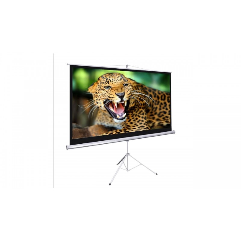 PT34 PANTALLA DE PROYECCION DE TRIPODE DE 180 x 180