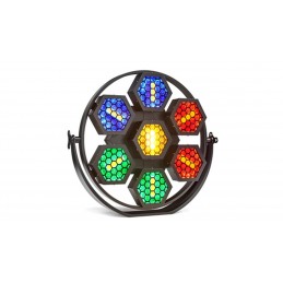 LUZ PRO DJ LIGHTING RETRO RING 7+