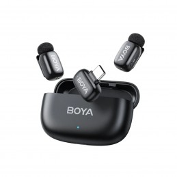 MICRÓFONO INALÁMBRICO BOYA MINI-14 2-PERSONAS 2,4GHz USB-C