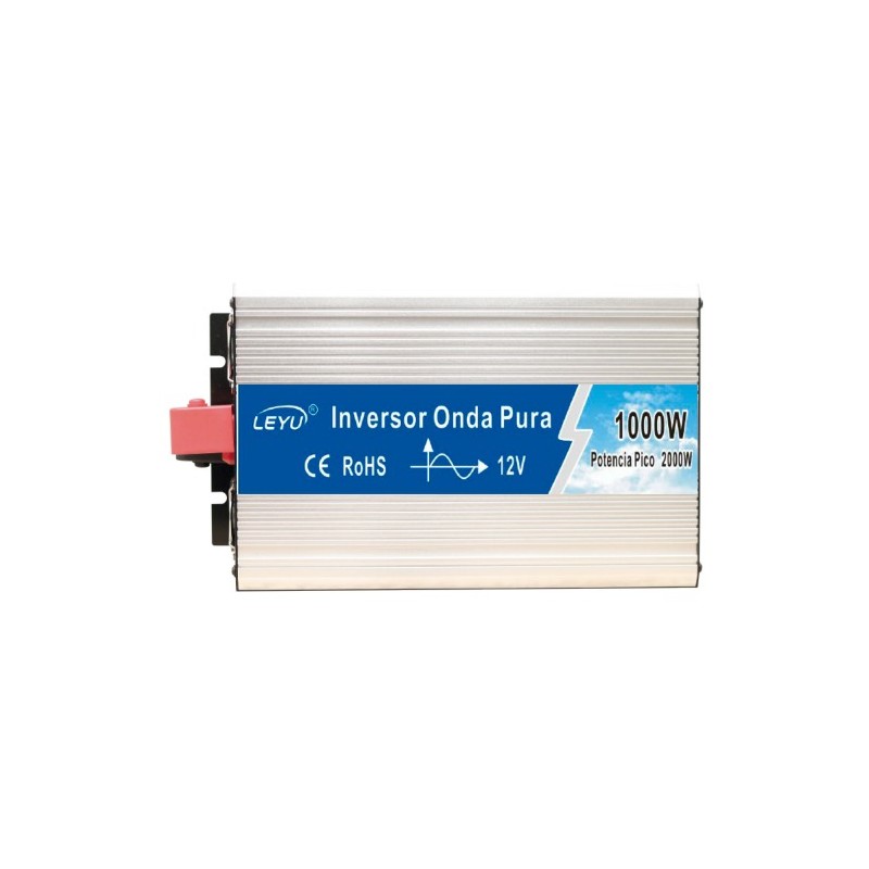 INVERSOR ONDA PURA 12V DC 1000W -110V CON PANTALLA LCD