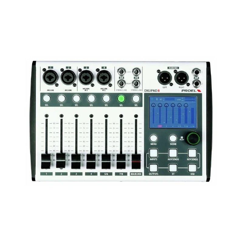 Mezclador digital PROEL DIGIPAD8US