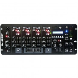 Mixer 4 Canales con Bluetooth DJ-400BT Pa Pro Audio USB / SD