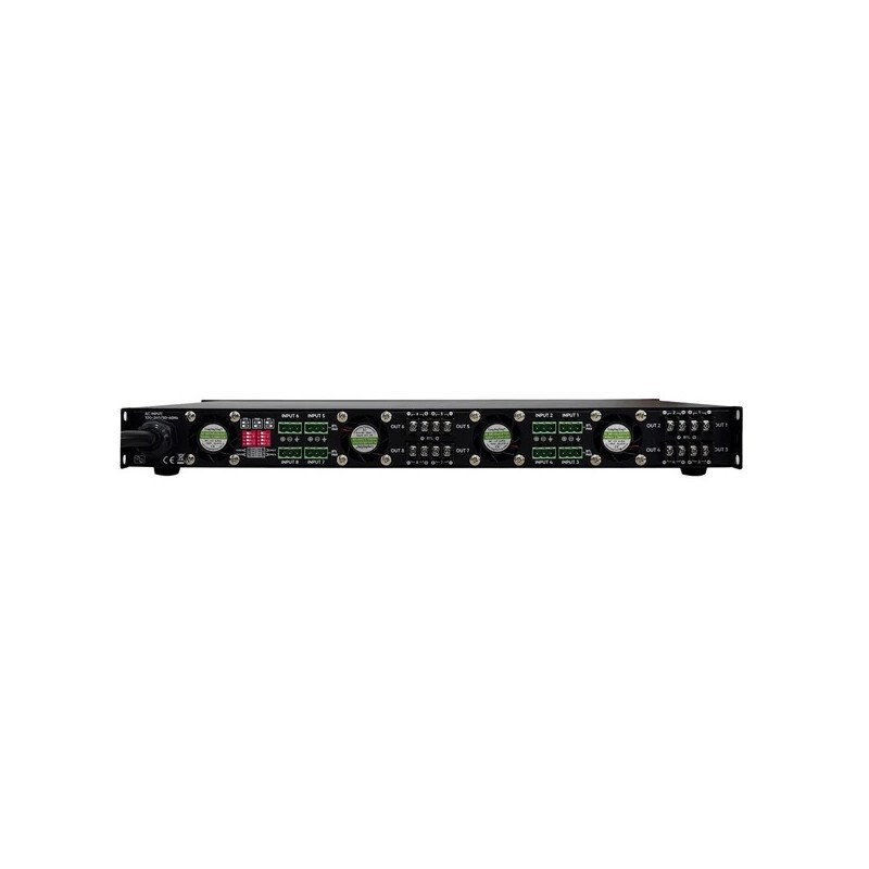 Amplificador de Ocho Canales Vento V4008X