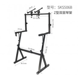 XKS506B SOPORTE TIPO Z DOBLE NIVEL