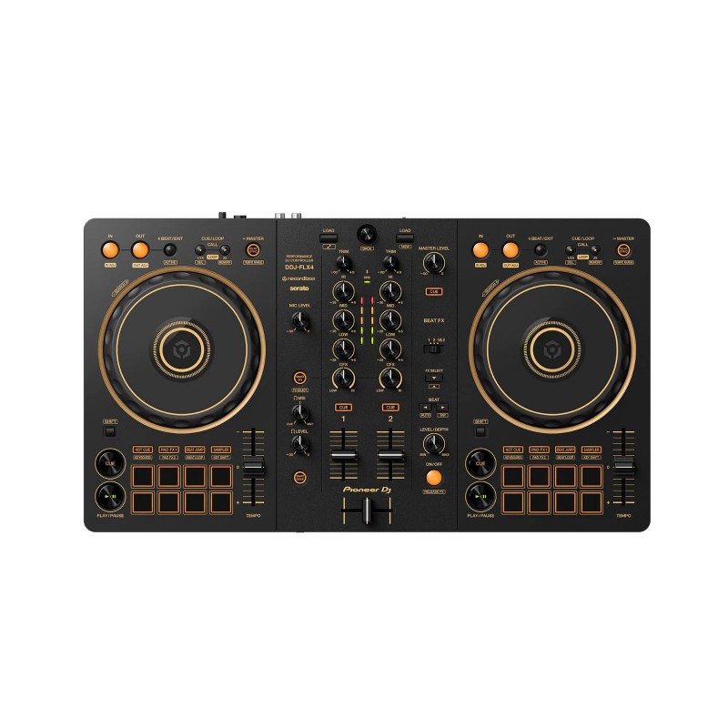 Controlador DDJ-FLX4 N DORADA PIONEER DJ 2 canales