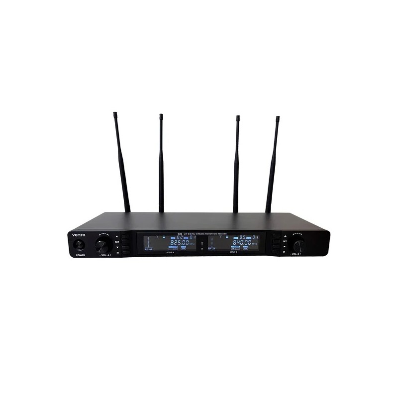 Receptor Inalámbrico Vento SVX2 UHF 2 Canales True Diversity