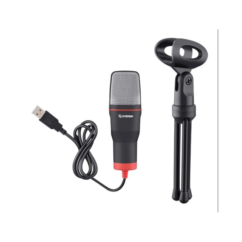 MIC550 MICROFONO USB CONDENSADOR PC