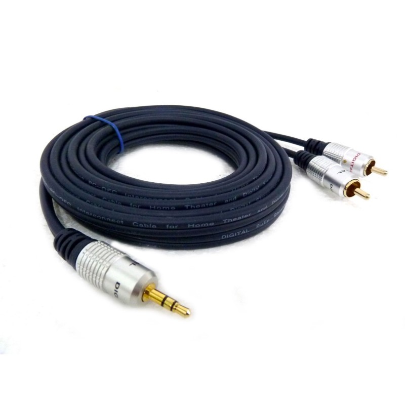 MC2150F15 EXTENSION DE AUDIO CABLE RCA 15M 2X1TRS