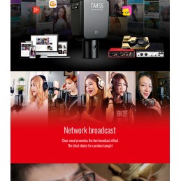 TAK55 MICROFONO DE CONDENSADOR TAKSTAR estudio