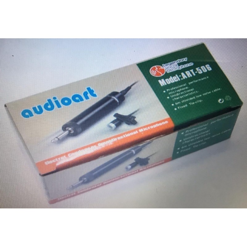 ART506 MICROFONO ALAMBRICO DE SOLAPA 6MTS CABLE