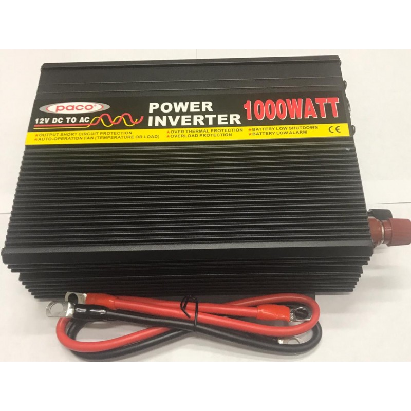 PI1000 INVERSOR DE VOLTAJE MARCA PACO DE 1000WTS PI1000 INVERSOR DE VOLTAJE MARCA PACO DE 1000WTS