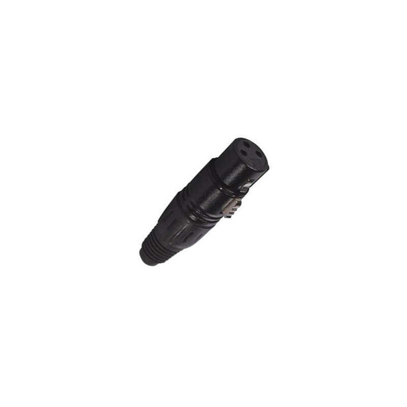CONECTOR XLR3FVBK HEMBRA PROEL NEGRO AEREO CONECTOR XLR3FVBK HEMBRA PROEL NEGRO AEREO